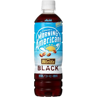 【10%OFF】アサヒ飲料 ワンダ モーニングアメリカーノ ブラック 500ml×24本 送料込1,207円(50.3円/本)