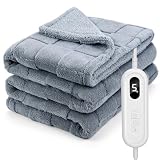 【20%OFF+5%ポイント！】Heshare 電気毛布 掛け敷き兼用 188×130cm － 9段階温度調節 9時間タイマー機能搭載モデルが6,399円（実質5,999円）送料無料