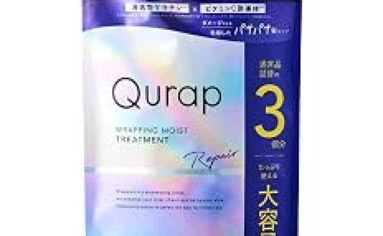 【3,520円-1,848pt】Qurap キュラップ ラッピングモイストトリートメント 詰め替え 1110g＋ヘアマスク 180g