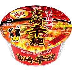 【51%OFF】【1,599円】 明星 チャルメラどんぶり 宮崎辛麺 77g×12個 【送料無料】