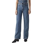 Levi’s(リーバイス) ジーンズ RIBCAGE ワイドレッグ 三つ編みウエストバンド レディース サイズ: W26 / L30