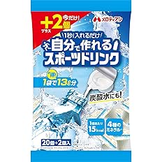【28%OFF+20%OFF】【507円】 メロディアン 自分で作れるスポーツドリンク 20＋2個増量