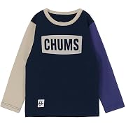 【ポイント40%還元】Chums(チャムス) Tシャツ Logo L/S T-Shirt キッズ Mサイズ