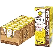 【50%OFF】マルサン 豆乳飲料バナナカロリー50%オフ 200ml×24本