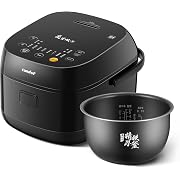 【ポイント15%還元】COMFEE’ 炊飯器 5.5合炊き IH式 ブラック