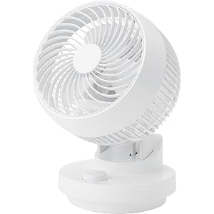 スリーアップ 首振り機能付きサーキュレーター CF-AZ0690WH/BK 税込1,980円 プライム会員送料無料