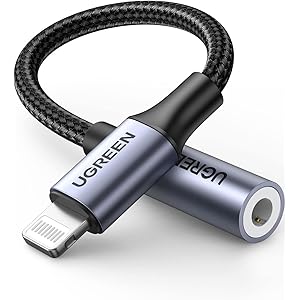 【45%OFF+5%OFF+ポイント5%】【実質1,333円】 UGREEN MFi認証 ハイレゾ音質 Lightning – 3.5mm DAC搭載 イヤホン変換アダプター