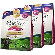 【15%OFF】アイリスオーヤマ 大地のレシピ ドッグフード 成犬用 ラム 1kg 3個セットなど