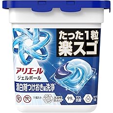 【54%OFF】【320円】 アリエール 洗濯洗剤 ジェルボール プロ 漂白剤つけおき級洗浄 清潔でさわやかな香り 本体 11個