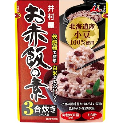井村屋 お赤飯の素 205g×12袋 送料込1,908円(159.0円/袋)