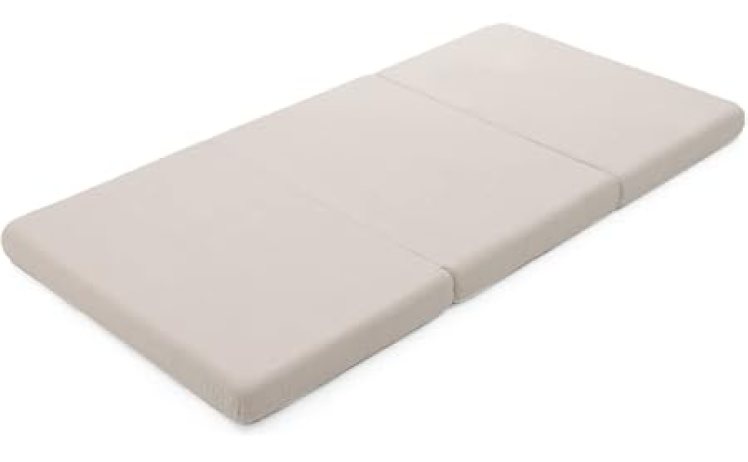 【4,980円】セルタン 丸いフォルムの5層構造三つ折りマットレス シングル 厚さ10cm