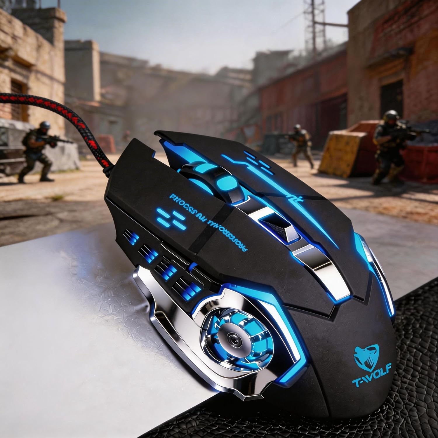 【81円】 Amazon Haul 3200DPI プロフェッショナルゲームマウス 【送料無料】