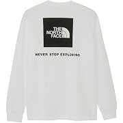 THE NORTH FACE(ザノースフェイス) ロングスリーブバックスクエアロゴティー メンズ ホワイト/ブラック Mサイズ