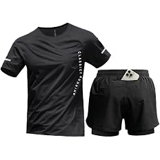 【50%OFF】【999円】 Ghankga メンズ 吸汗速乾 トレーニングウェア 上下セット