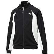【ポイント63%還元】PUMA(プーマ) ジャージ DRY UVカットニットJKT レディース ブラック XLサイズ