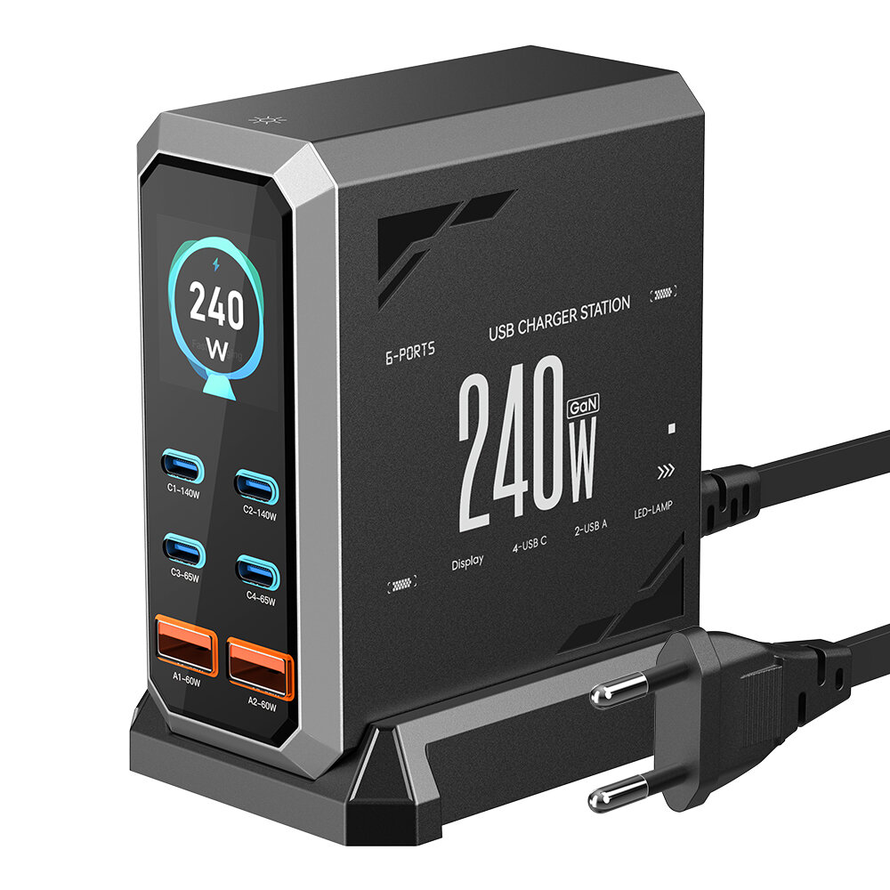 【期間限定セール】BlitzWolf BW-S31 － 240W USB急速充電ステーションが5,215円～6,193円送料無料