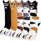 【187円】 Amazon Haul レディース ふわふわ 猫柄ソックス 5足 【送料無料】