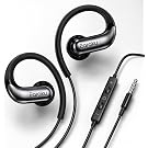 【32%OFF+50%OFF+ポイント5%】【実質1,124円】 Earaku 耳掛け式 マイク付き 有線イヤホン