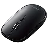 【静音/薄型モデル】エレコム M-TM15BBBK － 充電式Bluetoothワイヤレス4ボタンマウスが1,798円