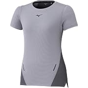 MIZUNO(ミズノ) プレミアムエアロ フローTシャツ レディース クイックシルバー Mサイズ