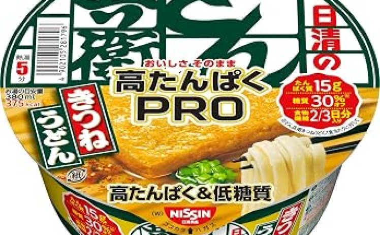 【2,434円】日清のどん兵衛PRO きつねうどん 高たんぱく15g 12個