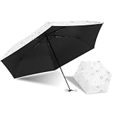 【14%ポイント！】AKIRARI 軽量 UVカット UPF50+ 完全遮光 晴雨兼用 収納ポーチ付き 6本骨傘(花柄×カラー)が840円（実質722円）