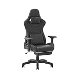 【4Dアームレスト/175°リクライニング】玄人志向 GALAKURO GAMING GG-C2/LUMORA-BK － Lumoraシリーズ オットマン付きゲーミングチェアが9,980円送料無料