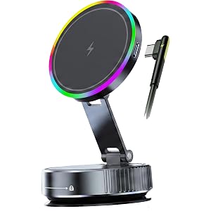 【60%OFF】【快適ドライブ】HKT 15W MagSafeワイヤレス急速充電スマホホルダー 実質1,126円 プライム会員送料無料【帰省時にもおすすめ】