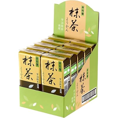 【5%OFF】井村屋 ミニようかん 抹茶 58g×10個 送料込641円(おトク便3種で609円・60.9円/個)・小倉 58g×10個 送料込646円(64.6円/個)