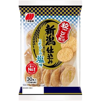 【15%OFF】三幸製菓 新潟仕込み塩味 うすやきせんべい 大容量 30枚×12袋 送料込1,538円(おトク便3種で1,453円・121.1円/袋)