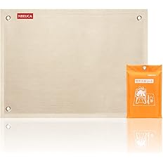 【40%OFF】【898円】 NBEUCA 1300℃対応 焚き火シート スパッタシート 60×90cm