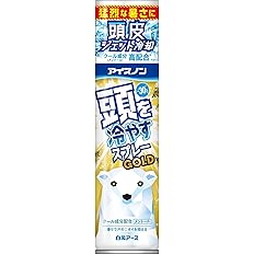 【44%OFF】【486円】 アイスノン 頭を冷やすスプレーGOLD