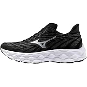 MIZUNO(ミズノ) ウエーブスカイ 8  厚底ランニングシューズ レディース ブラック×シルバー×ホワイト 23.5 cm 2E