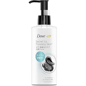 Dove フェイスケア 吸着毛穴ケア 洗顔ジェル 毛穴汚れ 黒ずみ 本体 150ml