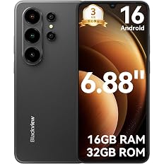 【プライム感謝祭】【14,155円】 Blackview Wave10C SIMフリー スマホ 6.88インチ Android16 16GB RAM+32GB ROM 【送料無料】