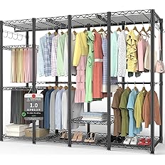 【クーポン割引】【11,182円】 AQRA 4層 大容量 ハンガーラック ズボンラック付き 【送料無料】
