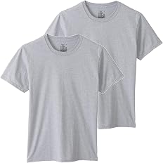 【本日最終日】【スマイルSale】【938円】 Hanes メンズ 抗菌防臭加工 Fresh IQ クルーネックTシャツ 2枚組