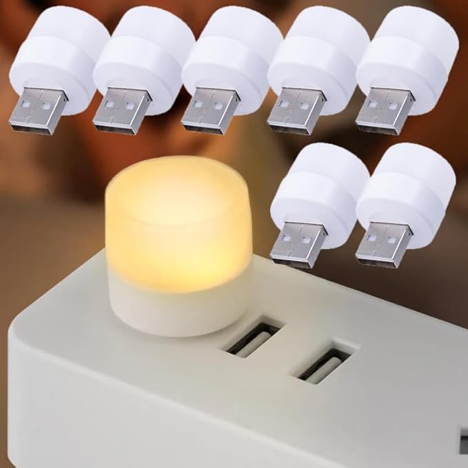 【234円】 Amazon Haul USB LEDナイトランプ 7個セット 【送料無料】