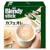 【定期おトク便10％OFF！】AGF ブレンディ スティック カフェオレ 100本が2,064円（20.6円/本）