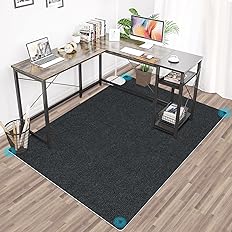 【51%OFF+20%OFF】【1,160円】 Hriiiiya キズ防止 滑り止め チェアマット 140×100cm×厚さ4mm