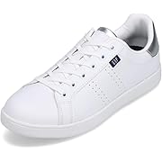 【ポイント20%還元】GAP ローカット コートスニーカー レディース ホワイト/シルバー 23.0 cm