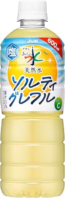 【20%OFF】【対象者限定】アサヒ おいしい水 天然水 ソルティグレフル 600ml×24本 送料込1,909円(79.5円/本) 十六茶 630ml×24本とセットで送料込2,830円(59.0円/本)から【食洗機用キュキュット無料】