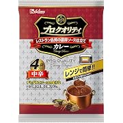 【15%OFF】ハウス食品 プロクオリティ カレー 中辛 4袋入り ×6個