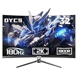 OYCS 32インチ 180Hz描画対応VAパネル1800R湾曲ゲーミングディスプレイが22,989円送料無料