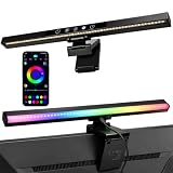 【25%OFF！】E-SHEEP LEDデスクライト 42cm RGB バックライト搭載 1600万色/DIY機能/音楽連動/40+モード採用モデルが6,749円送料無料