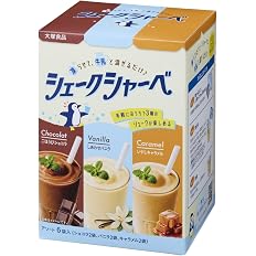 【スマイルSale】【44%OFF】【907円】 大塚食品 シェークシャーベ 凍らせて牛乳と混ぜるだけ 3種6袋