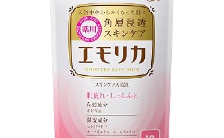 【452円】エモリカ 薬用スキンケア入浴液 フローラルの香り つめかえ用 360ml (赤ちゃんにも使えます)