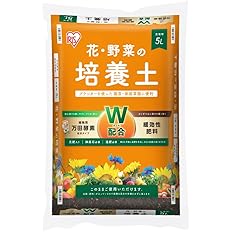 【72%OFF】【418円】 アイリスオーヤマ 万田酵素×緩効性肥料 配合 花・野菜の培養土 5L