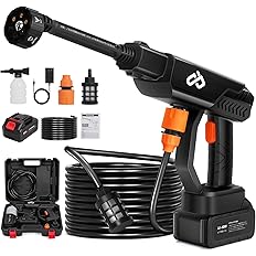 vibekoi 充電式 マキタ互換バッテリー 強力噴射10m 6in1 ノズル 自吸式 コードレス 高圧洗浄機