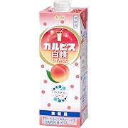 【5%OFF】アサヒ飲料 「カルピス」 白桃Lパック 紙容器 1000ml ×1本